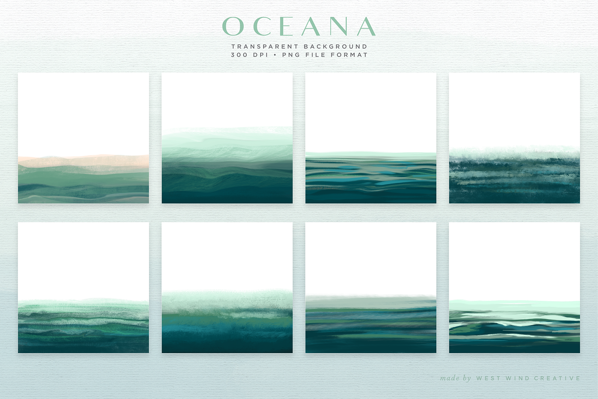Oceana - Textured Backgrounds, a Background Graphic by Opal Creative (Photo 4 of 9)