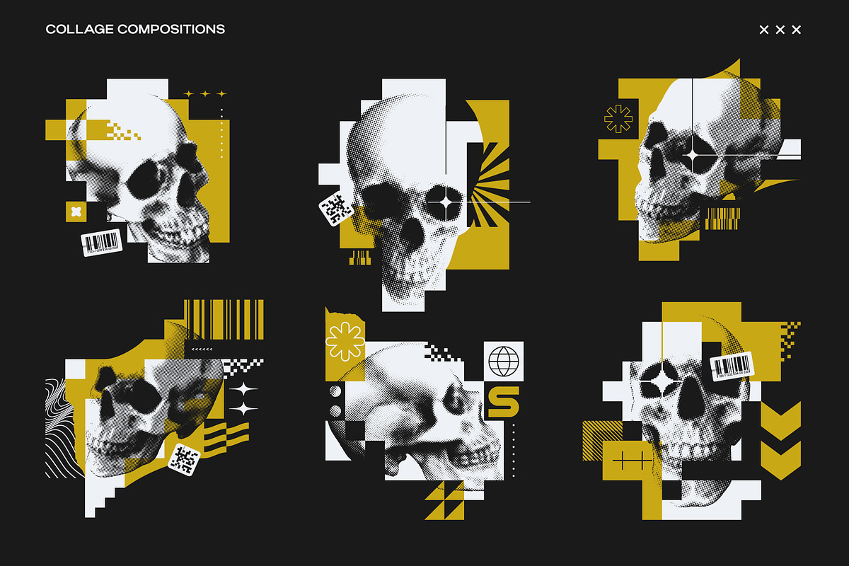 Brutalist Blocks Vector Pack, a Decorative Illustration by Vecster (Photo 7 of 16)