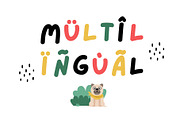 Lazydog Kids Font, a Script Font by JuliyArt (Thumbnail 5 of 9)