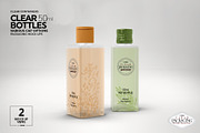 Clear 50ml PET Bottles Mockup, a Packaging Mockup by INCDesign (Thumbnail 5 of 10)