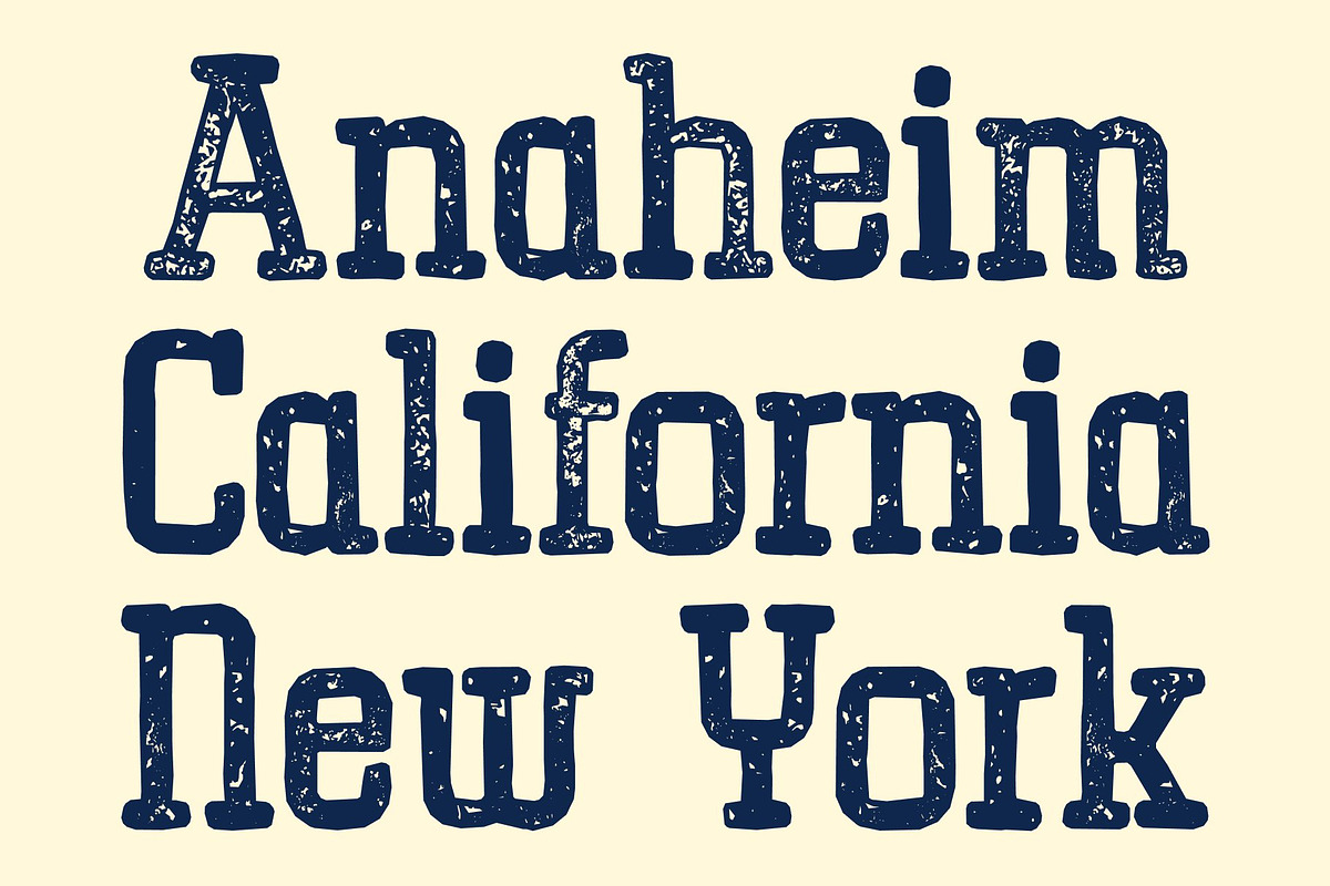 CS Akrone Stamp, a Slab Serif Font by Craft Supply Co. (Photo 6 of 8)