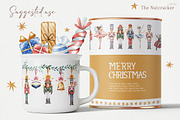 Nutcracker Watercolor Clipart, an Illustration by Gau Silva Studio (Thumbnail 7 of 9)