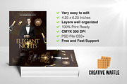 Elegant Party Flyer Template, a Flyer Template by Creative Waffle (Thumbnail 4 of 5)