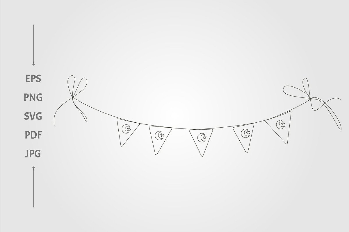 pakistan bunting flag, an Object Graphic by lawoel (Photo 2 of 3)