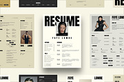 FAYE | Resume Kit, a Resume Template by SparkPro (Thumbnail 2 of 7)