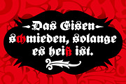 Bernard Fraktur, a Blackletter Font by Stefan Chirila (Thumbnail 5 of 18)