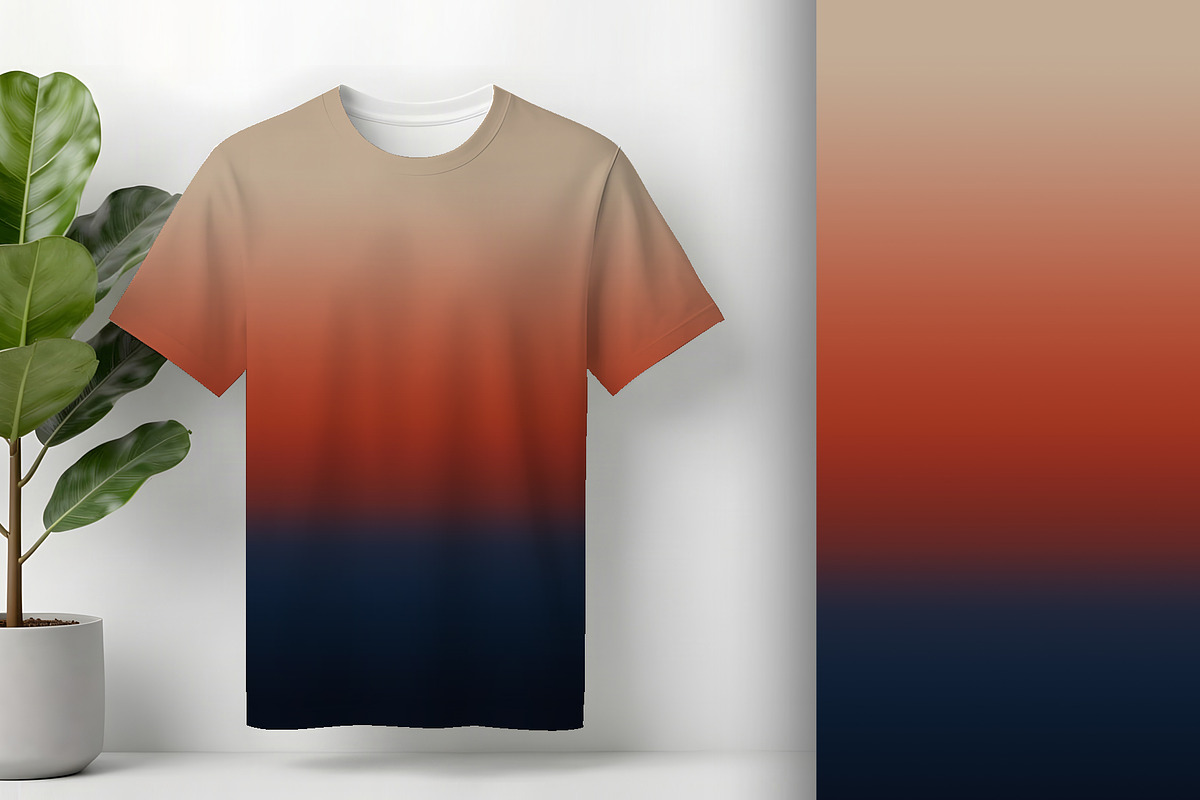 Gradient Classic Navy and Beige, a Background Graphic by Sharon Schwalbe (Photo 2 of 6)