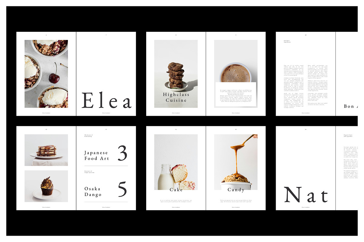ELEA Recipes Book Cookbook, a Magazine Template by Arif Tri Ananta (Photo 3 of 14)