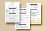SOP Template, A4, US Letter, a Stationery Template by Niofix (Thumbnail 4 of 7)