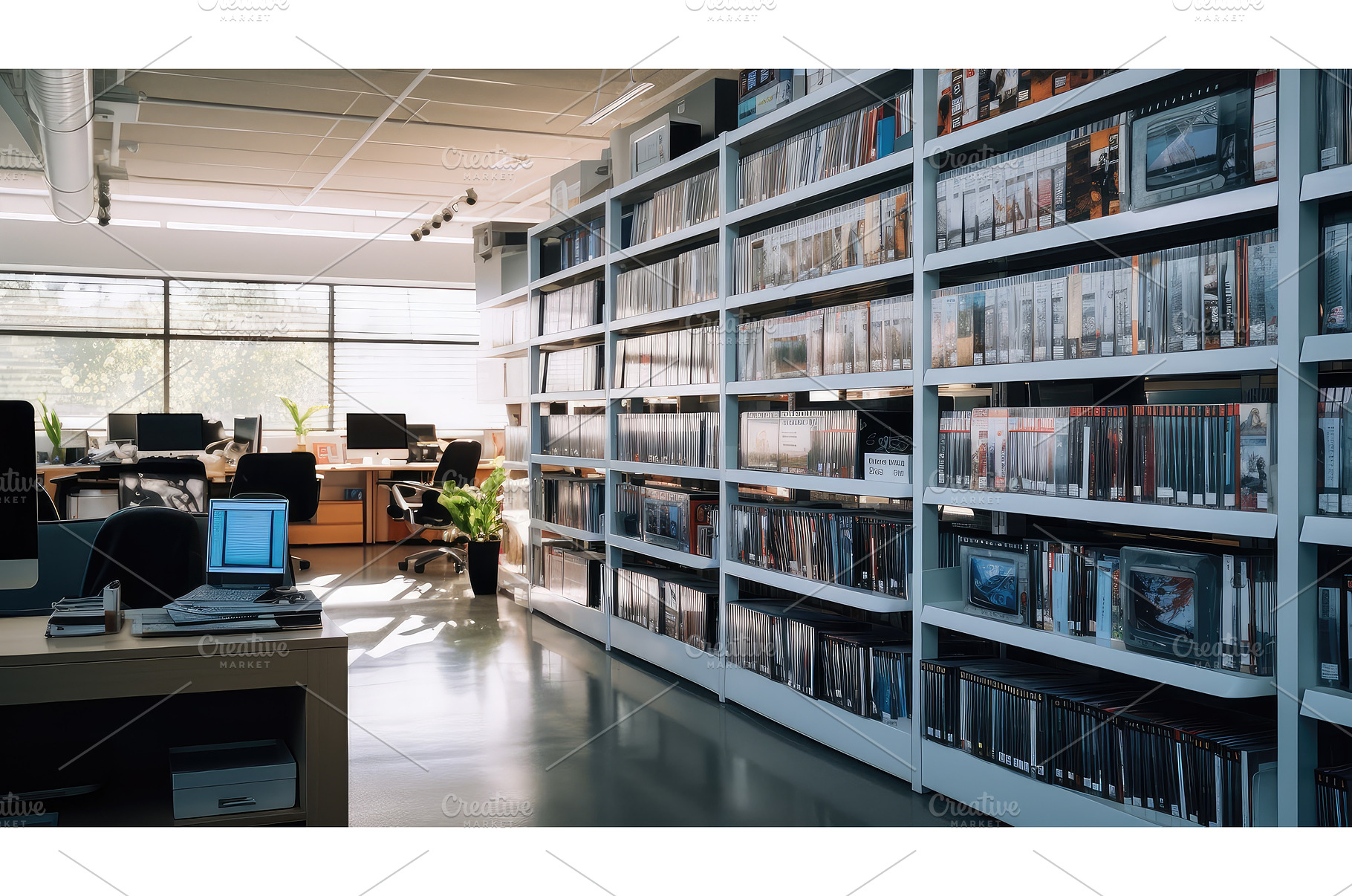 streaming video content library ai, a Technology Photo by pikepicture