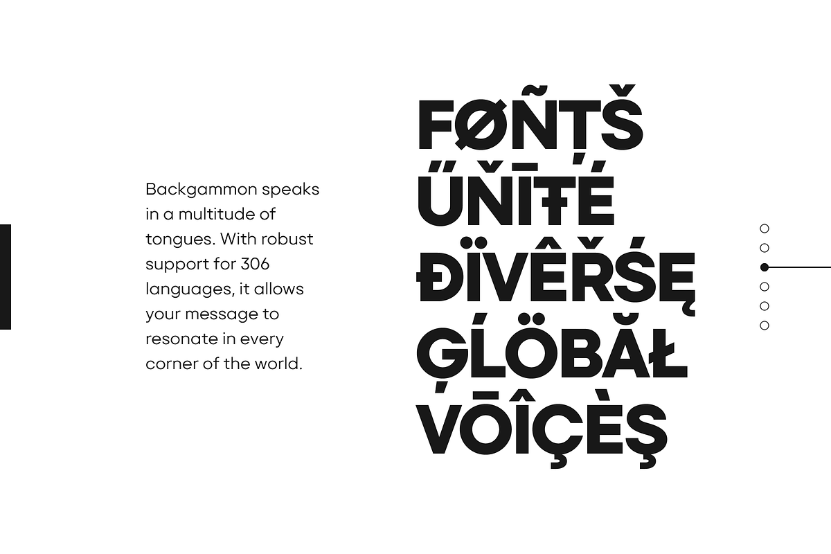Backgammon Pro Typeface, a Sans Serif Font by BigBold Type (Photo 7 of 20)