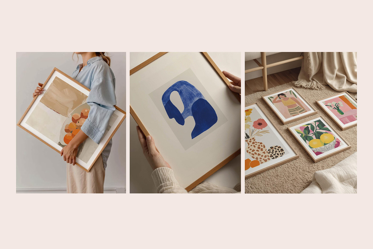 109 Interior Frame Mockup Bundle PSD, a Merchandise Mockup by Tomasz Ganclerz (Photo 5 of 12)