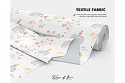 Apple gatherer hedgehog fall pattern, a Pattern Graphic by Milatoo (Thumbnail 3 of 4)