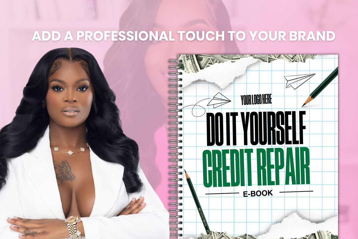 PLR Credit Repair E-Book With Prompt, a Magazine Template by Lux Logo Studios (Photo 2 of 4)