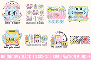 Groovy Back To School Sublimation, a Seasonal Illustration by Libby Wishes (Thumbnail 3 of 3)