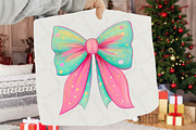 Cute Retro Christmas Coquette Bow De, an Illustration by DreamPrint404 (Thumbnail 6 of 7)
