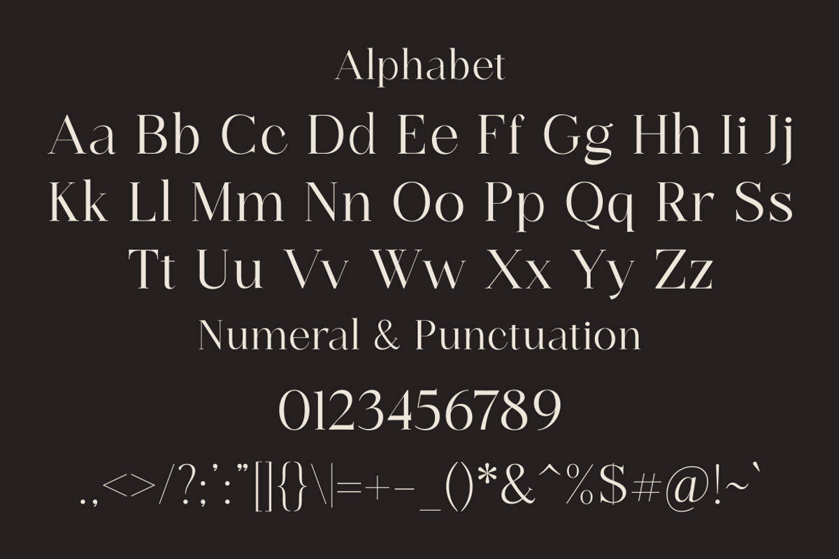 Venesia - A Modern Serif Font, a Serif Font by Marvadesign (Photo 2 of 5)