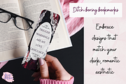 Dark Romance Printable Bookmarks, an Object Graphic by Anna Design Studio (Thumbnail 8 of 10)