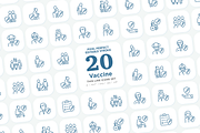 Vaccine | 20 Pixel Perfect Icons, an Outline Icon by Alex Blogoodf (Thumbnail 1 of 10)