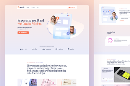 Aurevix | Agency Framer Template