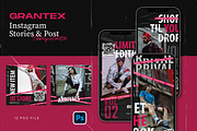 Fashion Instagram Template - Grantex, a Social Media Template by Gibcreat (Thumbnail 1 of 4)