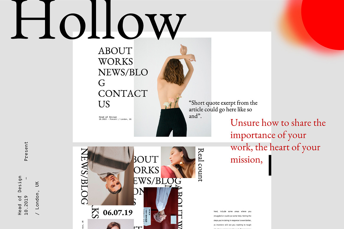 HOLLOW. - Keynote, a Presentation Template by Dirtytemp Studio (Photo 6 of 13)
