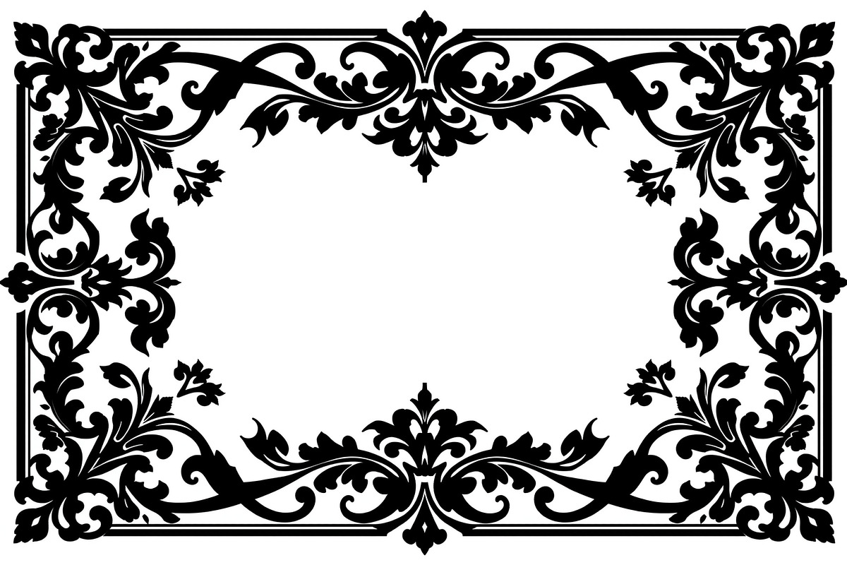 Elegant Flower Ornament Set, an Illustration by Creativeshirt (Photo 7 of 8)