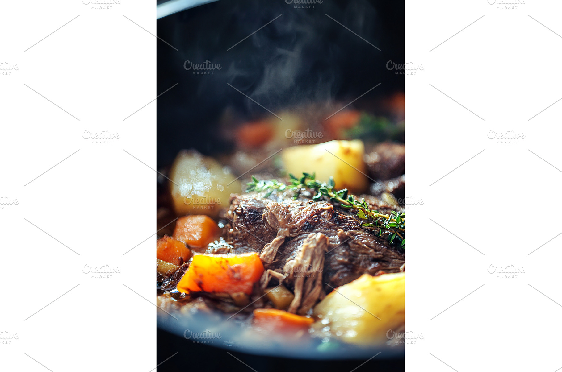 Pot Roast with Potatoes and Carrots, a Food & Drink Photo by Lermont51