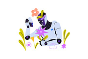 Artificial intelligent concept set, a Technology Illustration by PaperTrident (Thumbnail 8 of 9)