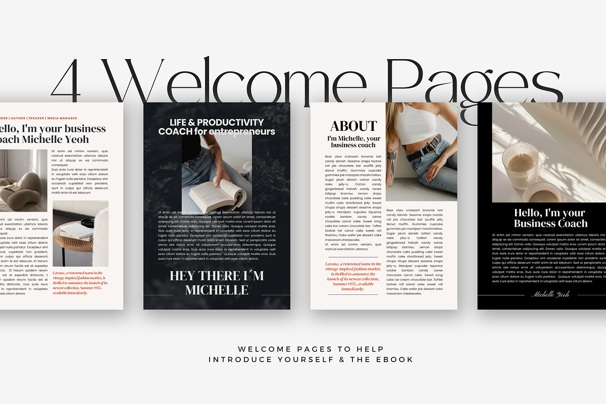 Canva Health Ebook WorkBook Michelle preview 3