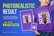 Realistic Kids Boy T-Shirt Mockups, a Shirt Mockup by Hi, Mock-Up! (Thumbnail 3 of 12)