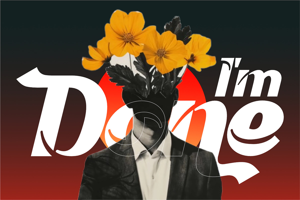 Groobty - Sans Serif Display Font, a Sans Serif Font by Rishsketch (Photo 3 of 16)