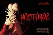 Bloody Shout - Horror Display Font, a Blackletter Font by RagamKata (Thumbnail 11 of 12)