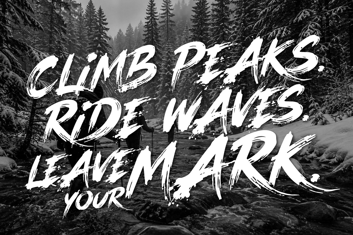 HighRoam - Wild Spirit Fonts, a Handwritten Font by HypeWorksCo (Photo 2 of 14)