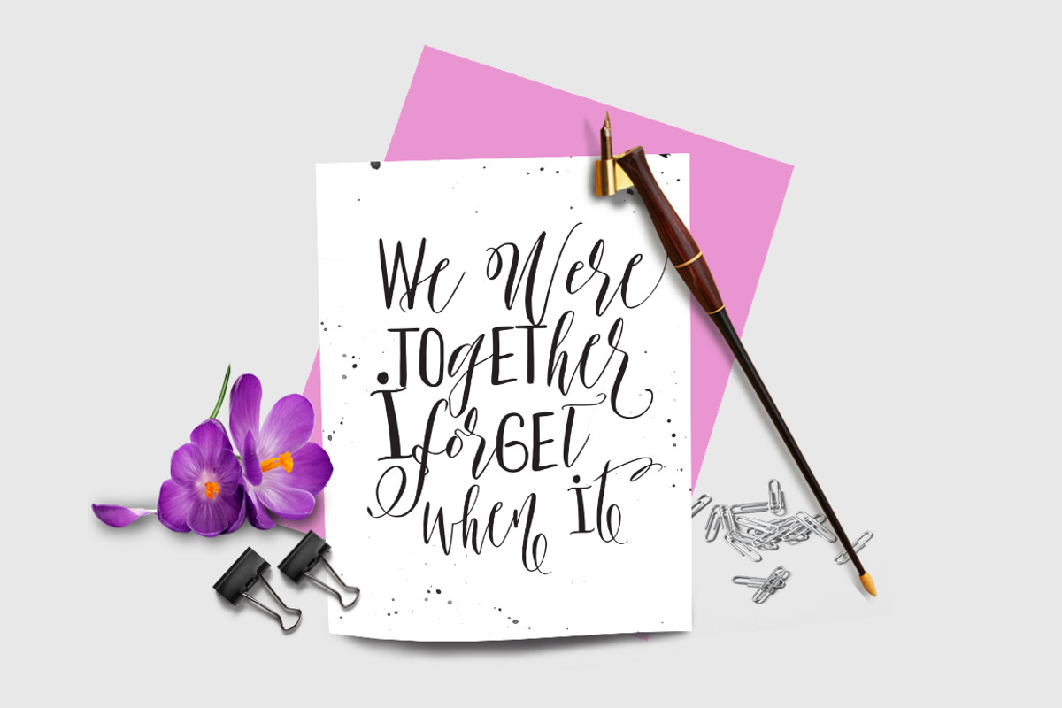 Flourish Script preview 4