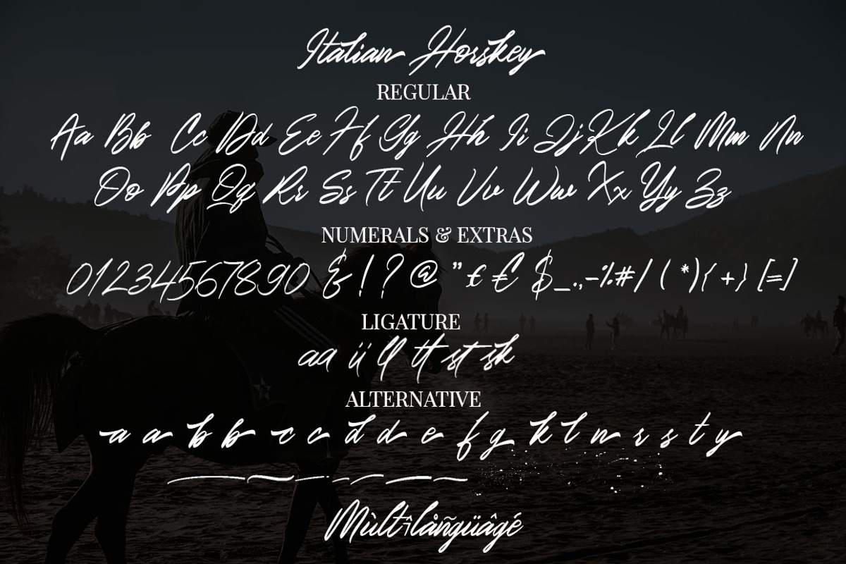 Italian Horskey Signature, a Script Font by Putra Khan (Photo 15 of 15)