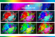 Color Explode Abstract PSD Artwork, a Social Media Template by angelicafx (Thumbnail 2 of 5)