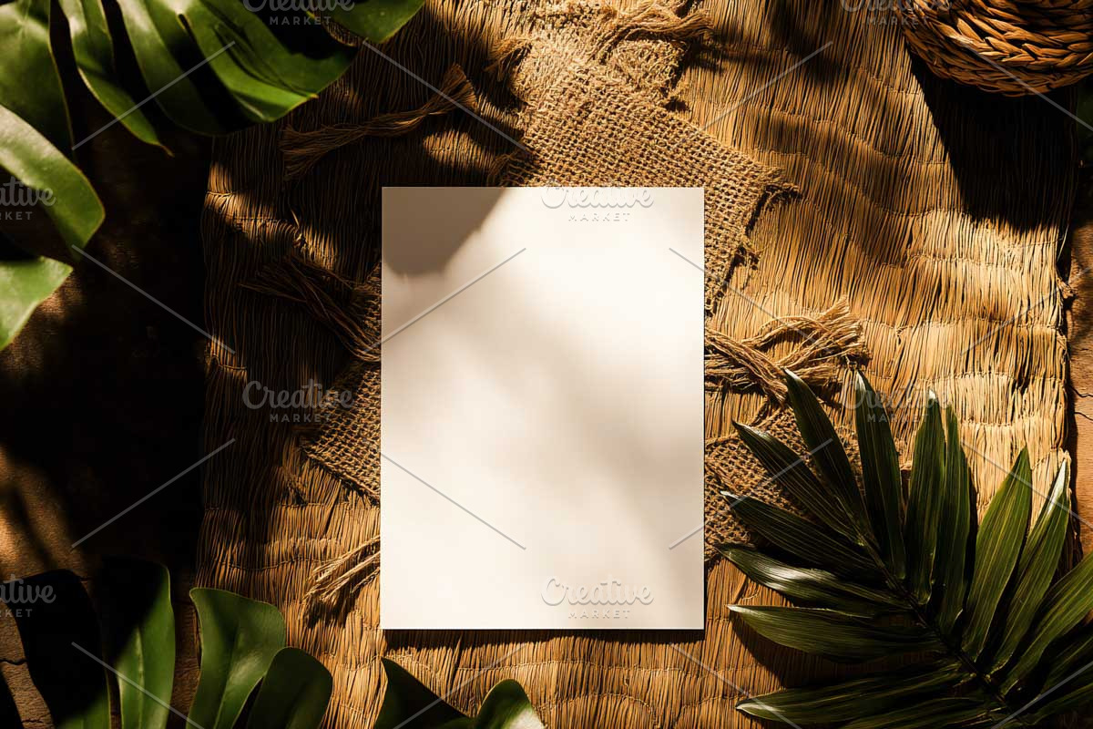 Boho Stationary Card Mockup Bundle, a Templates & Theme by VetalStock (Photo 7 of 11)