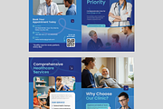 Blue Medical Clinic Bifold Brochure, a Brochure Template by Annora Studio (Thumbnail 6 of 6)