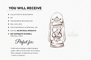 Vintage Autumn Botanical Line Art, a Seasonal Illustration by katmonne (Thumbnail 2 of 14)