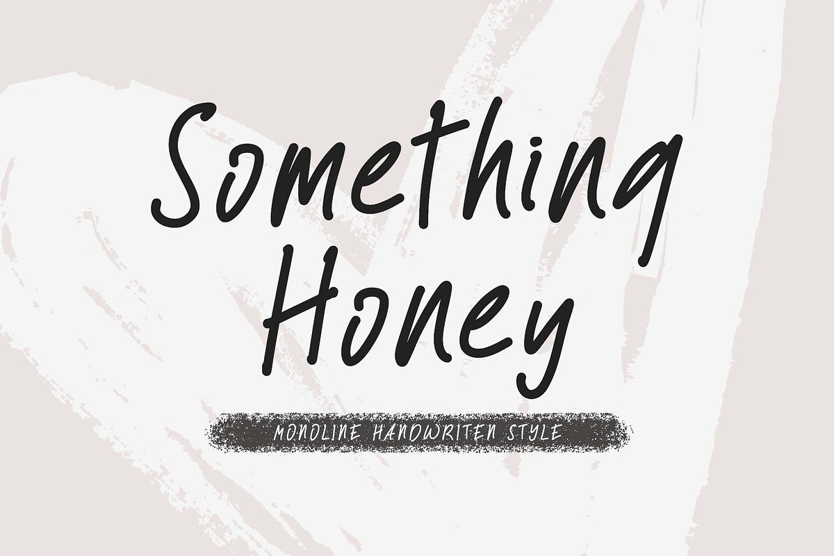 Something Honey, a Handwritten Font by Yoga Letter (Photo 1 of 7)
