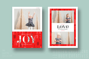 Christmas Card Adorned Joy