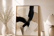 Abstract Neutral Modern Wall Art, a Decorative Illustration by elfy creative (Thumbnail 1 of 6)