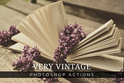 Very Vintage Photoshop Actions Vol 1, an Action Add-On by ShutterSweets (Thumbnail 1 of 5)