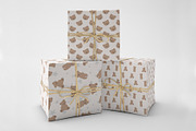 6 Teddy Bears Seamless Patterns, a Pattern Graphic by Kokoshka (Thumbnail 3 of 9)