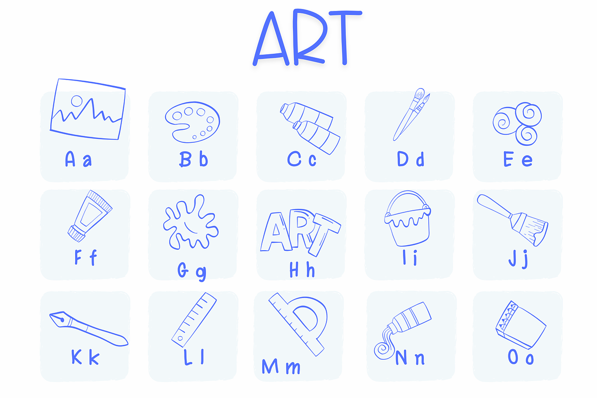 ART| Symbols Fonts preview 2