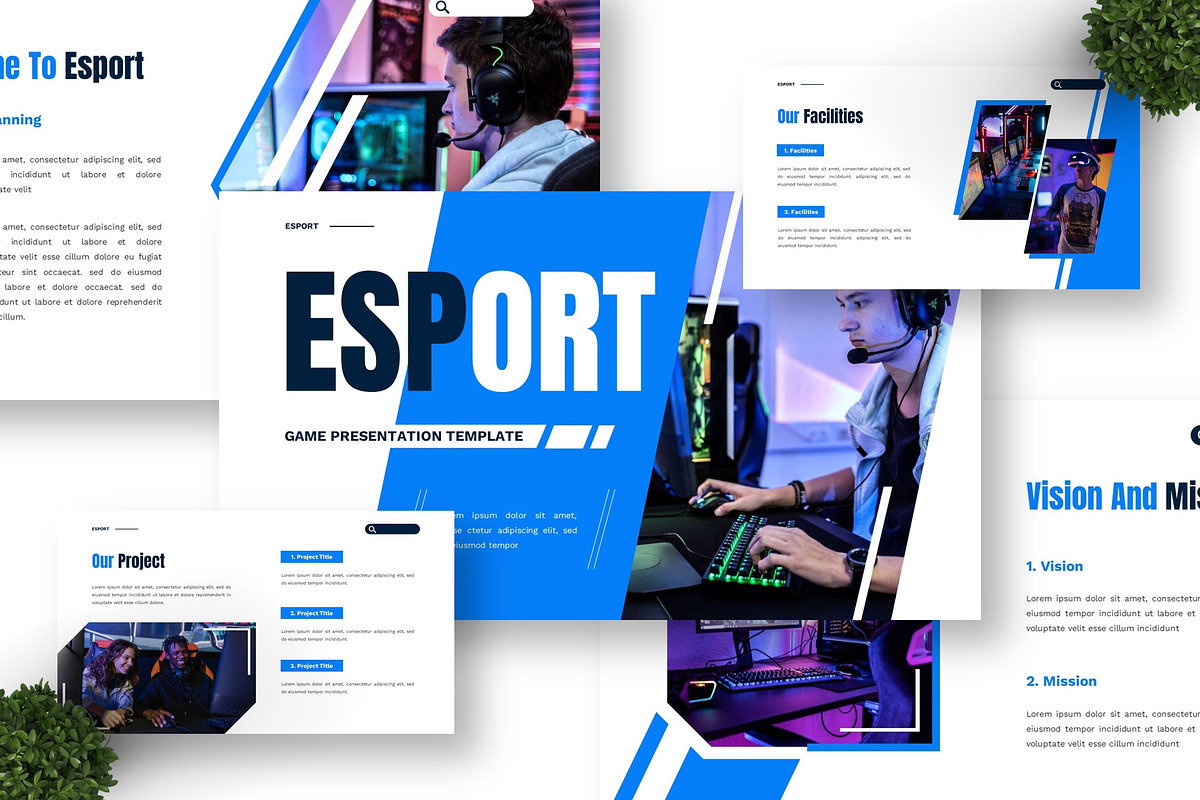 Esport - Game Keynote Templates, a Presentation Template by Deepslide Studio (Photo 3 of 6)