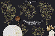 Magnolia Graphic Collection, a Decorative Illustration by Elly Studio (Thumbnail 3 of 14)