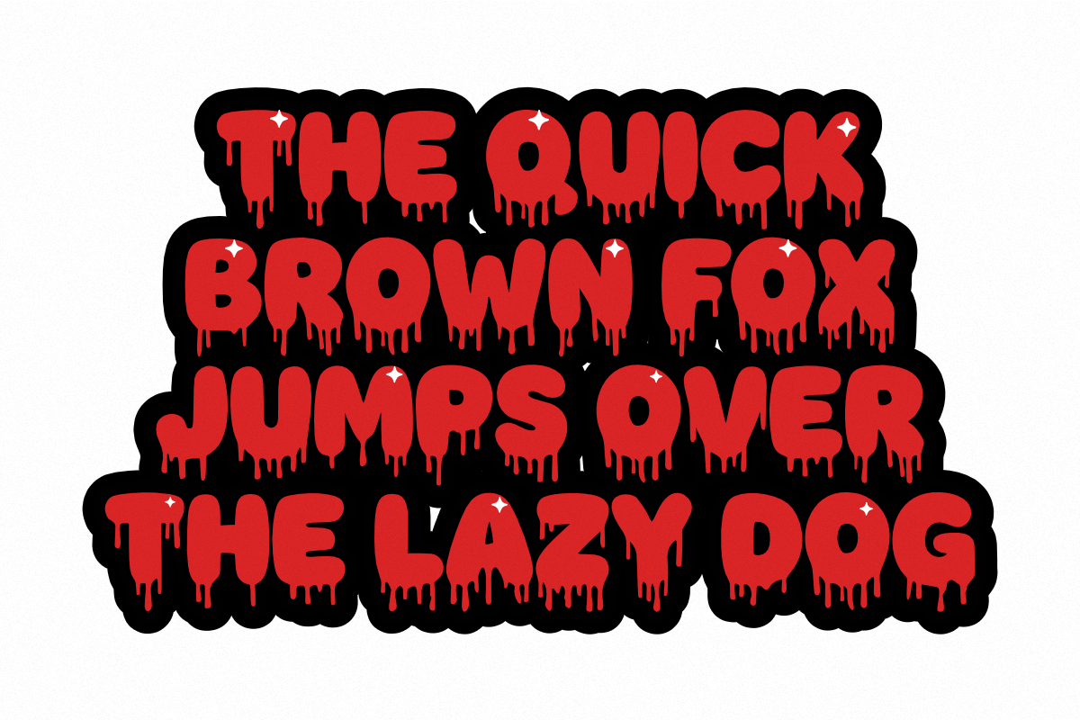 Magical Holiday - Retro Bubble Font, a Handwritten Font by Pian45 Studio (Photo 5 of 8)