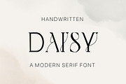 Daisy - Modern handwritten serif, a Serif Font by Sk designs (Thumbnail 1 of 8)
